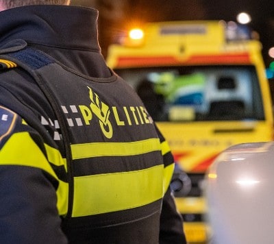 Ambulance met agent