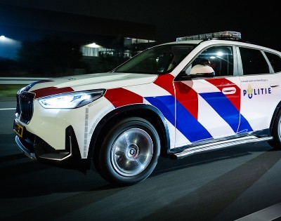 Stockfoto politieauto
