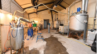 Drugslab aangetroffen in Bergen op Zoom