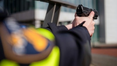 schieten door de politie, vuurwapengebruik, dienstwapen, walther p99q, Foto: Korpsmedia politie