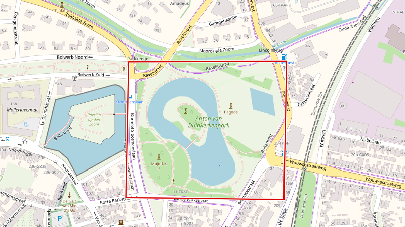 steekincident - Anton van Duinkerkepark - Bergen op Zoom