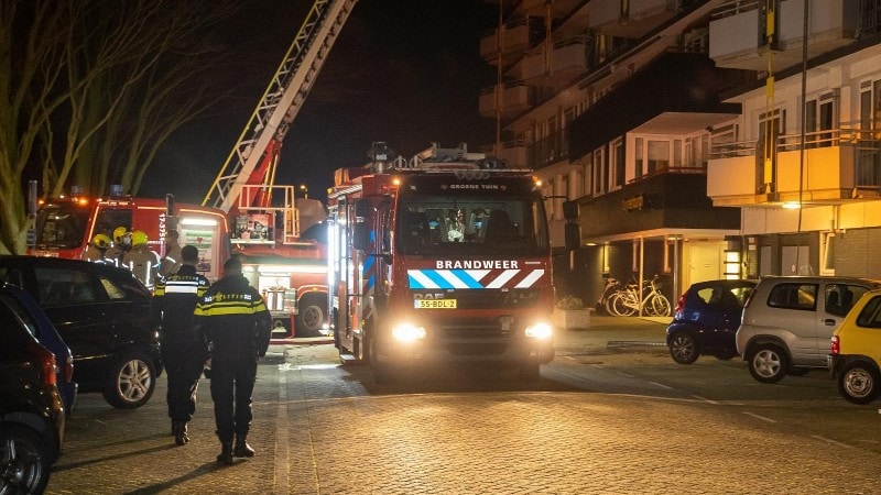 Man overleden bij brand Rotterdam Zuid, verdachte aangehouden