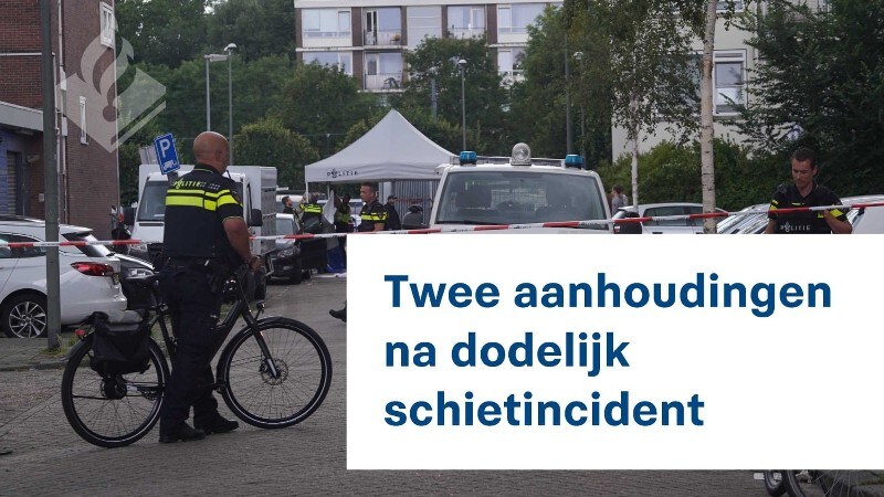 Twee aanhoudingen na dodelijk schietincident Schiedam