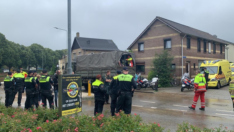Inzet politiemensen in Limburg