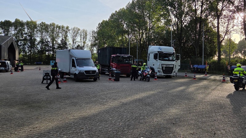 Foto controle havengebied