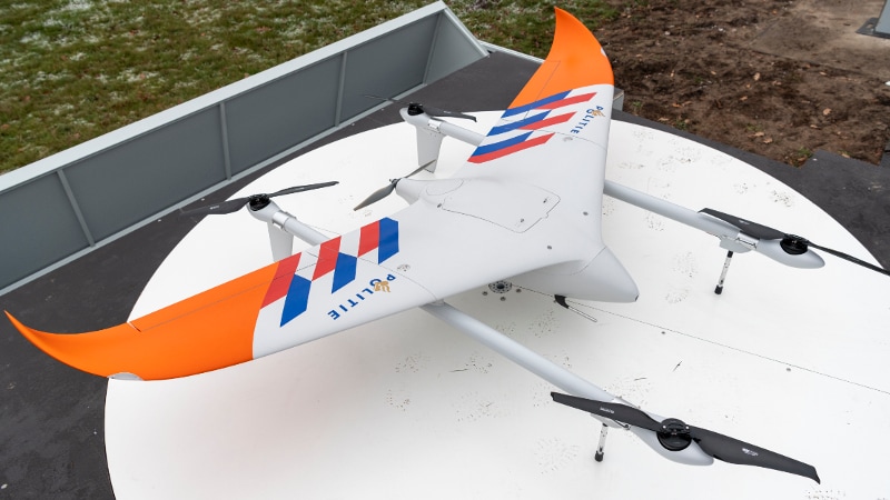 Politie krijgt toestemming om automatische drone in Twente te mogen testen