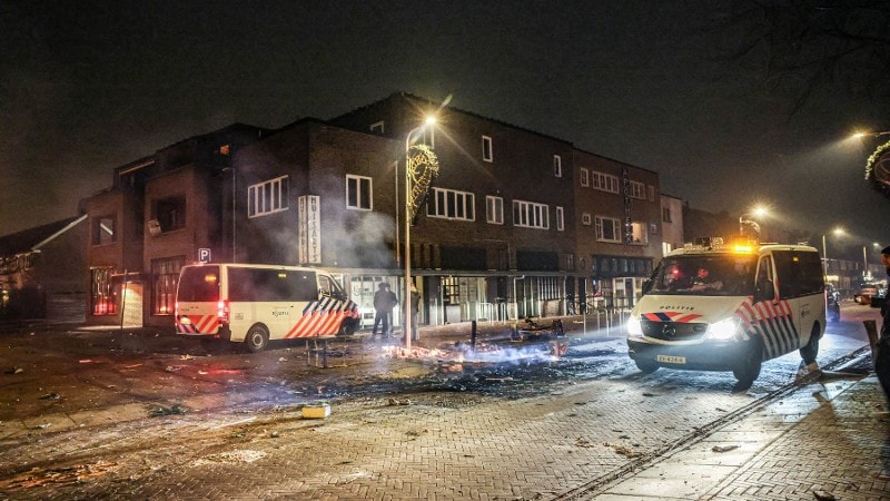 Zeer onrustige jaarwisseling eenheid Midden-Nederland