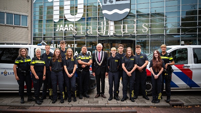 nieuwe politiescouts beëdigd in stadhuis