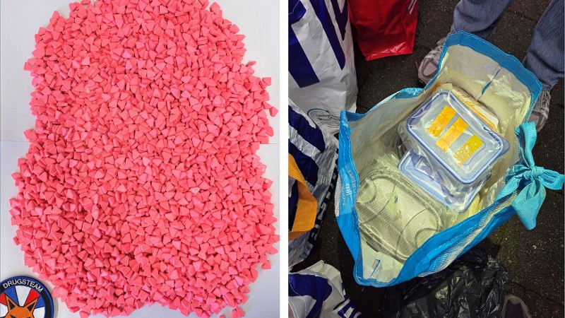 Politie vindt o.a. duizenden xtc-pillen en houdt twee verdachten aan in Verschoorstraat in Rotterdam