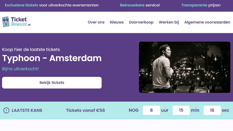 Politie waarschuwt met nepwebsite voor ticketfraude