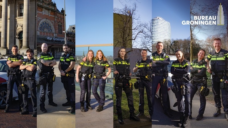 Dit zijn de 12 agenten van Bureau Groningen