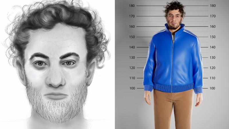 Compositietekening en 3D-model