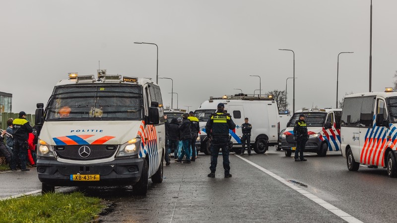 Rustig verloop demonstratie Maastricht Aachen Airport: blokkade A2 voorkomen