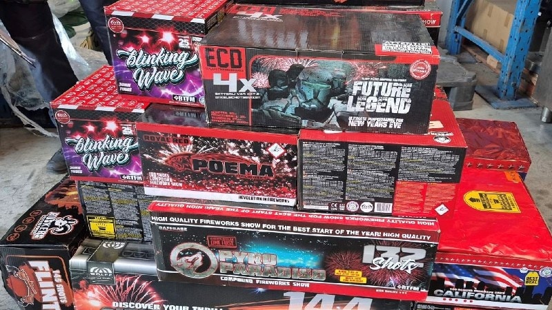 196 kilo vuurwerk aangetroffen bij integrale controle