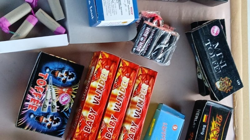 342 kilo vuurwerk van de straat gehaald in Amsterdam