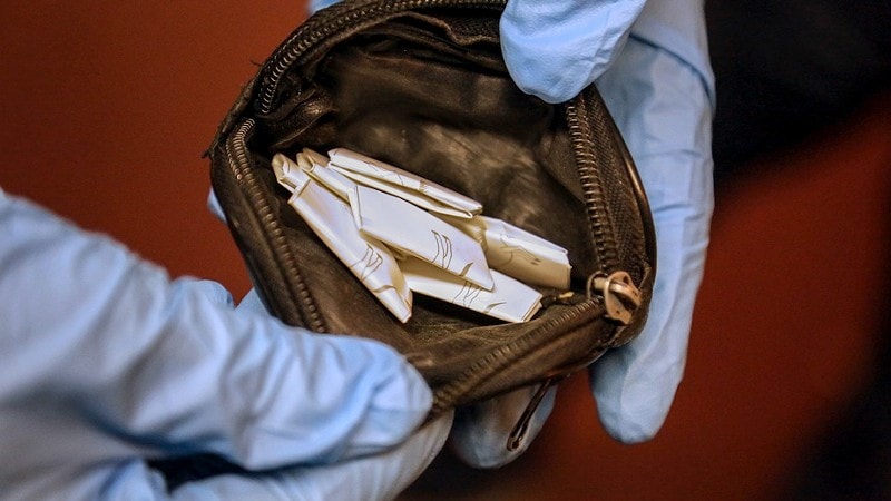 drugs, wikkels, Foto: Korpsmedia politie