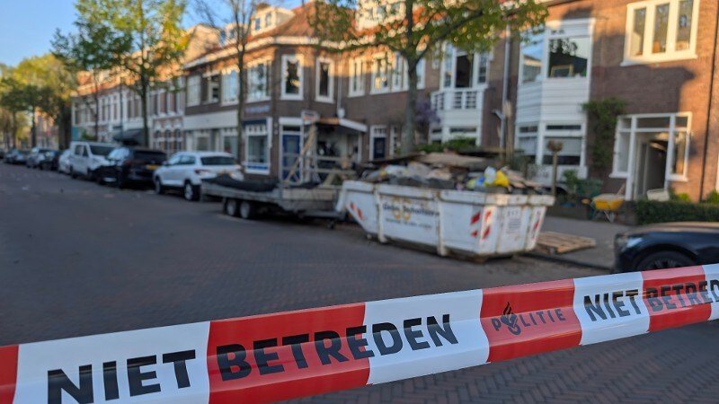 De schade aan de geldautomaat