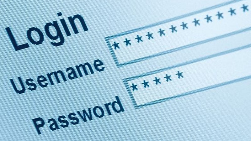 Inlogscherm vraagt username en password