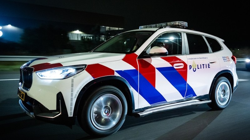 Stockfoto politieauto