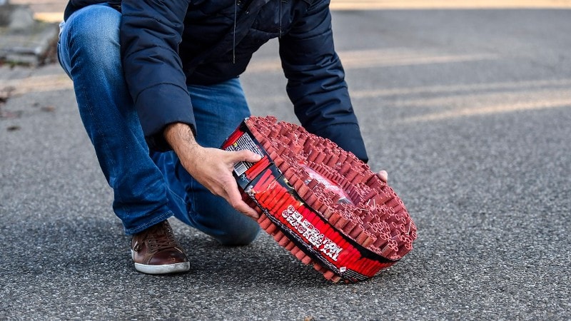 1700 kilo vuurwerk tegengehouden bij Nederlandse grens