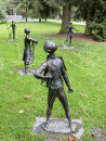Diefstal bronzen beelden – Stadspark Berg en Bos - Apeldoorn